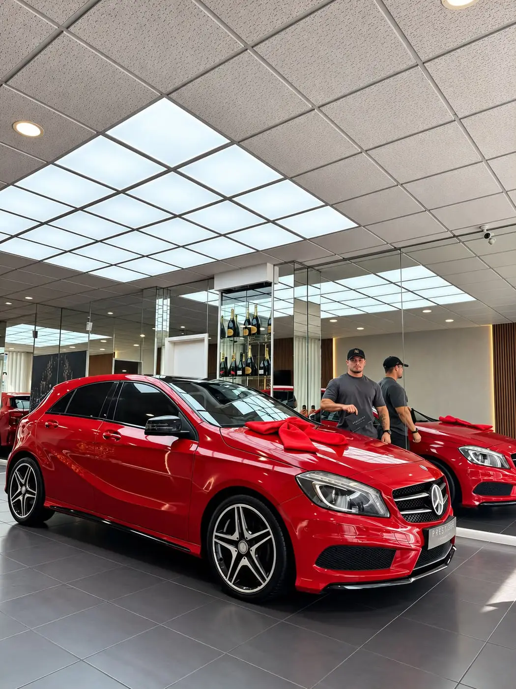 Entrega de viatura a cliente no showroom Prestige FMF, 2
